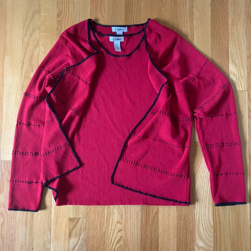 Carducci Red Twinset